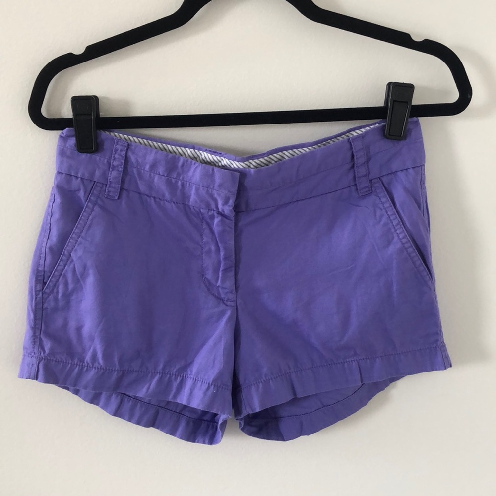 JCREW Chino Purple Size 0 Shorts
